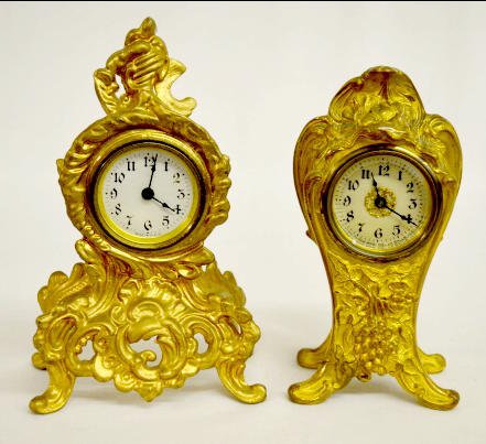 Western &amp; U.S.A. Metal Novelty Clocks — Antique Clocks Price Guide