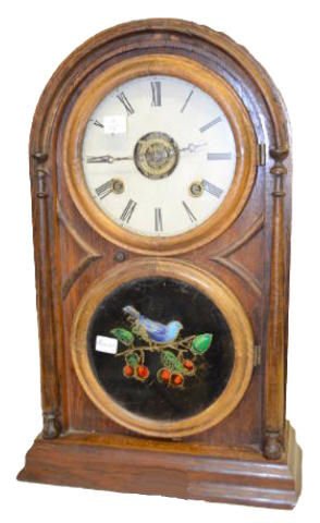 Atkins Rosewood Round Top Cottage Clock — Antique Clocks Price Guide