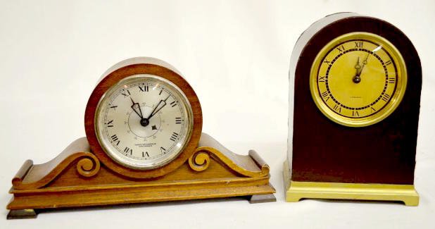 2 Sangamo Electric Shelf Clocks, Both Marked — Antique Clocks Price Guide