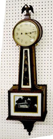 Antique American Banjo Clock — Antique Clocks Price Guide