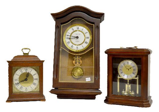 3 Wooden Clocks, Seth Thomas, Bulova &amp; Infinity — Antique Clocks Price Guide