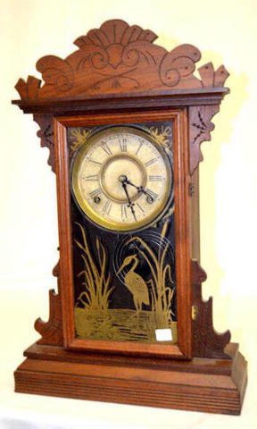 Welch Walnut Kitchen Clock, "Valda" — Antique Clocks Price Guide