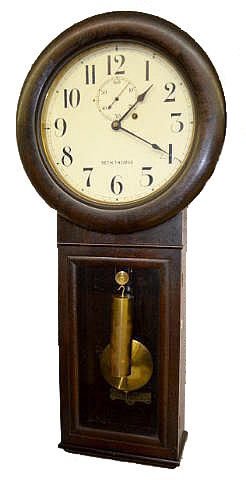 Seth Thomas No. 2 Wall Regulator Clock, 1 Weight — Antique Clocks Price Guide