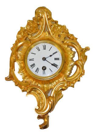 French Cartel Wall Clock w/Porcelain Dial — Antique Clocks Price Guide