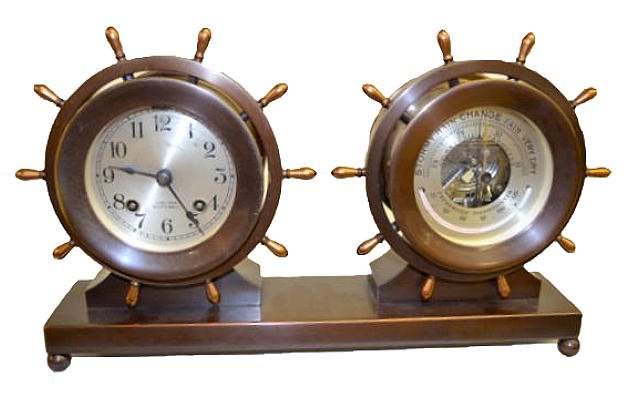 Chelsea "Claremont" Bronze Ship's Bell Clock — Antique Clocks Price Guide