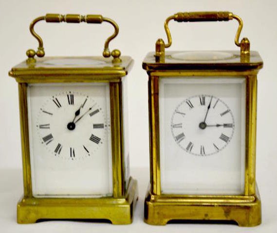 2 Antique French Carriage Clocks, Repeater + — Antique Clocks Price Guide