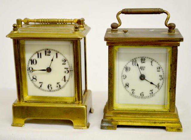 2 Antique Waterbury Carriage Clocks — Antique Clocks Price Guide