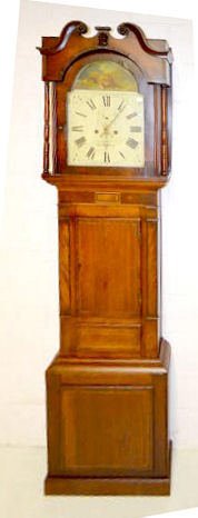 English Calendar Grandfather Clock, Animated — Antique Clocks Price Guide