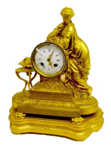 Vincenti &amp; Cie 1855 Dore' Clock — Antique Clocks Price Guide