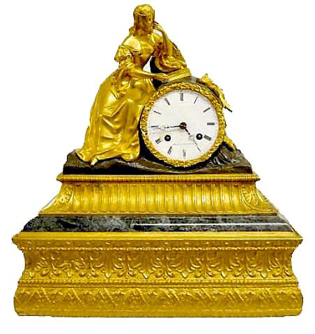 Barbot De Paris Silk String Mantel Clock — Antique Clocks Price Guide