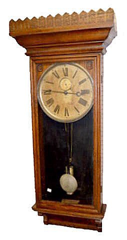 Gilbert Oak Regulator No. 14 Clock — Antique Clocks Price Guide