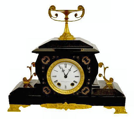 Seth Thomas Antique Slate Mantel Clock — Antique Clocks Price Guide