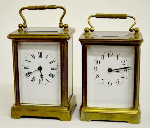 2 Antique French Carriage Clocks — Antique Clocks Price Guide