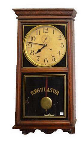 Waterbury Stork 30 Day Wall Regulator Clock — Antique Clocks Price Guide