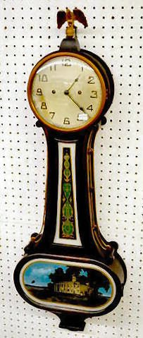 New Haven "Wilson" 30 Day Banjo Clock — Antique Clocks Price Guide