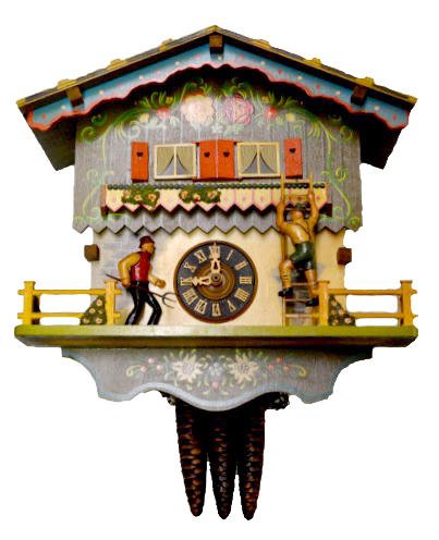 West Germany Animated Cuckoo Clock — Antique Clocks Price Guide