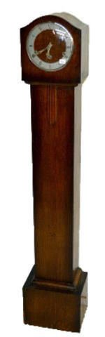 Antique Oak WMC Grandmother Clock — Antique Clocks Price Guide