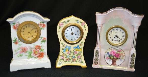 3 Miniature Antique China Clocks — Antique Clocks Price Guide