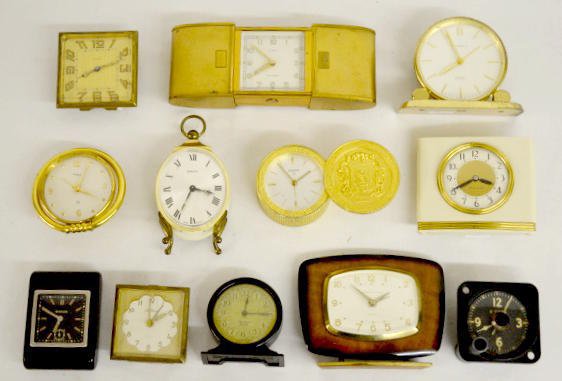 12 Small Collectible Clocks — Antique Clocks Price Guide