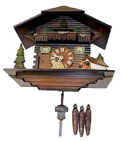 German 3 Wt. Musical Cuckoo Clock, AS IS — Antique Clocks Price Guide