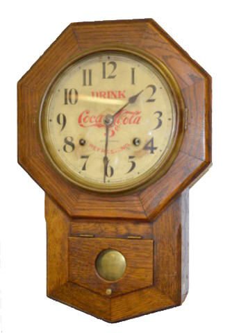 Seth Thomas Coca Cola Advertising Wall Clock — Antique Clocks Price Guide