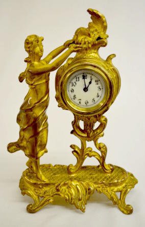 New Haven Minot Lady Novelty Clock — Antique Clocks Price Guide