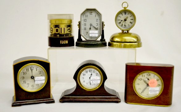 6 Vintage Small Dresser Clocks — Antique Clocks Price Guide