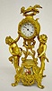 New Haven Key Wind Cherub Novelty Clock
