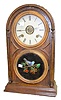 Atkins Rosewood Round Top Cottage Clock