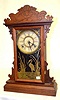 Welch Walnut Kitchen Clock, "Valda"