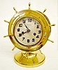 Large Waterbury Brass Ship's Bell #20 Clock