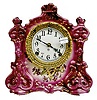 Ansonia "Warlock" Pink Porcelain Clock