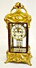 Antique Jennings Bros. Crystal Regulator Clock