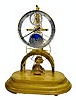 Contemporary Skeleton Clock W/Moon Phase