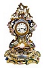 Antique Porcelain 2 Piece Silk String Clock