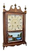 Eli Terry Wood Works Pillar & Scroll Clock