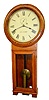 Seth Thomas No. 2 Oak Wall Clock w/Seconds Bit