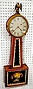 Antique American Weight Driven Banjo Clock