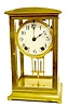 Ansonia Brass Crystal Regulator Clock