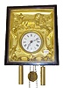 Molded Brass 2 Weight Picture Frame Clock