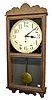 New Haven "Referee" Oak Wall Regulator Clock