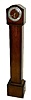 Antique Oak WMC Grandmother Clock