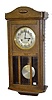 German T & S Box Clock w/Beveled Glass