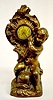 Antique Cherub & Dolphin Pocket Watch Holder