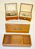 3 Small Dresser Top Music Boxes, Rough
