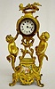 New Haven Double Cherub Novelty Clock