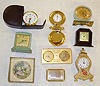 9 Miniature Collectible Clocks