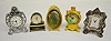 5 Ornate Small Dresser Clocks