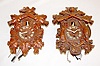 2 Large Lux Pendulettes, Deer and Bird