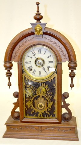 E. N. Welch ÒParisianÓ Walnut Shelf Clock — Antique Clocks Price Guide